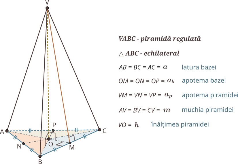 Aria piramidei regulate.