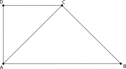 Triunghi dreptunghic isoscel, aria triunghiului dreptunghic, teorema lui Pitagora, trapez dreptunghic