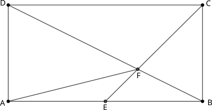 Dreptunghi, mediană, centrul de greutate al triunghiului se află la o treime de bază și două treimi de vârf și este la intersecția medianelor triunghiului.